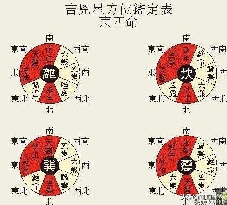 東西四命|聞道國學：風水學東西四命與東西四宅，命卦計算附男。